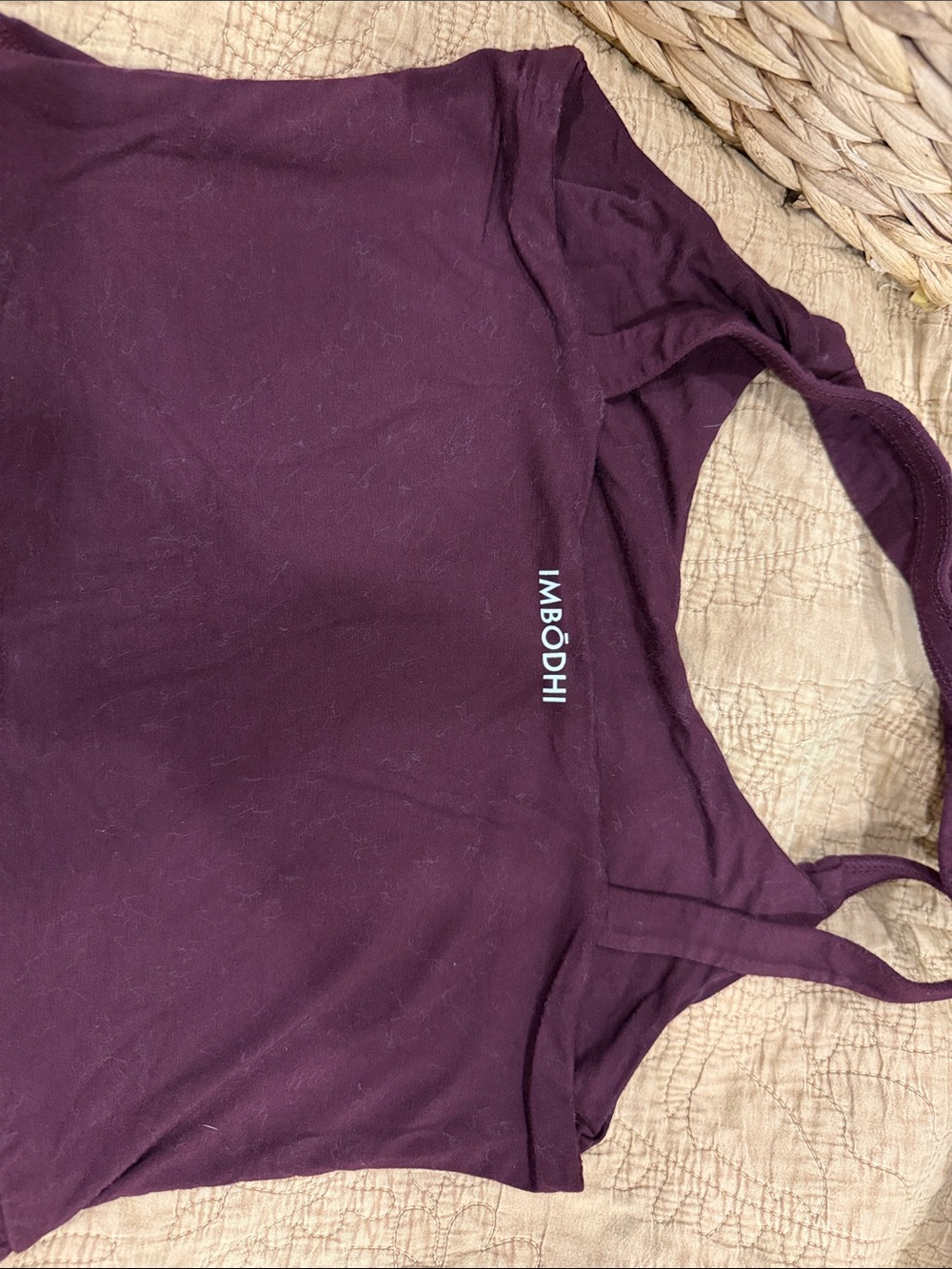 IMBŌDH Maroon Sleeveless Jumpsuit Romper